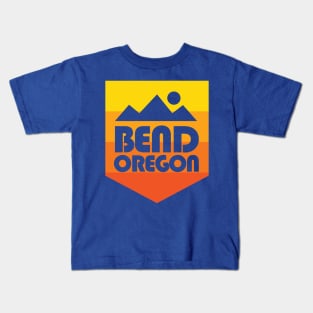 Bend Oregon Mountains Kids T-Shirt